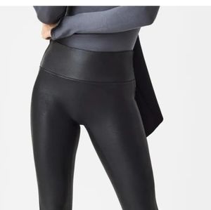 Spanx leather leggings